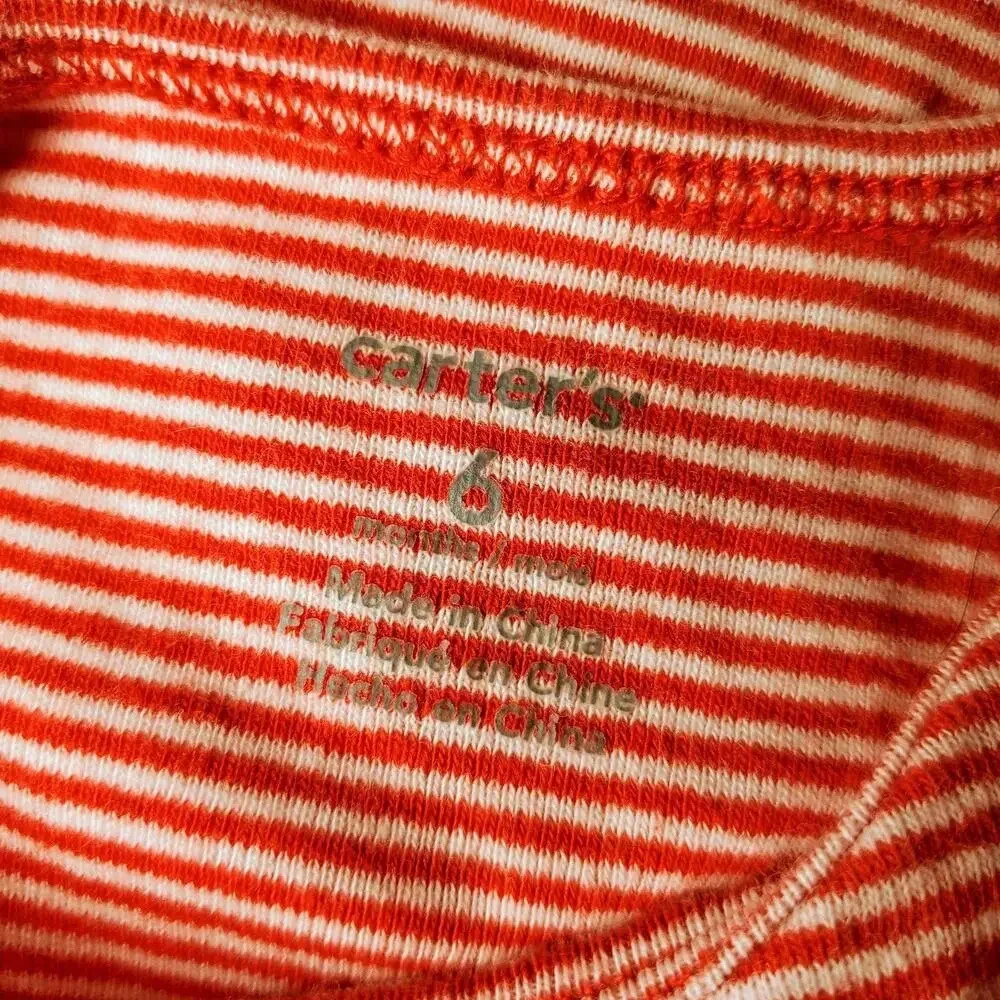 Carter's 3 Piece Baby Boy 6m Top Bundle 100% Cotton Red Blue NWOT